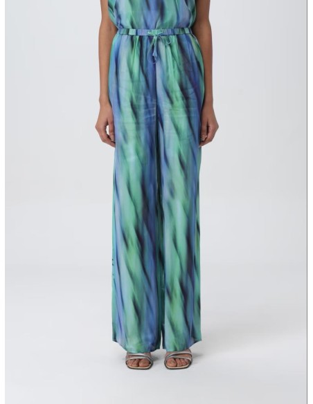 Armani Exchange Donna - Pantalone a Vita Alta in Viscosa  | Mariadesol