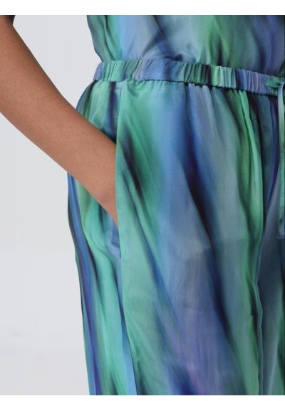 Armani Exchange Donna - Pantalone a Vita Alta in Viscosa  | Mariadesol