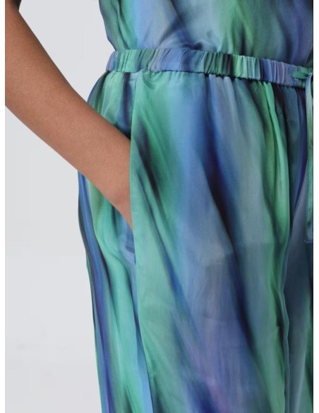 Armani Exchange Donna - Pantalone a Vita Alta in Viscosa  | Mariadesol