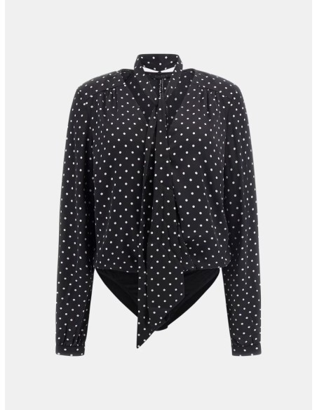 Body Guess Donna in Raso a Pois  | Mariadesole.it