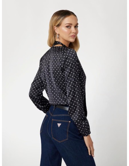 Body Guess Donna in Raso a Pois  | Mariadesole.it