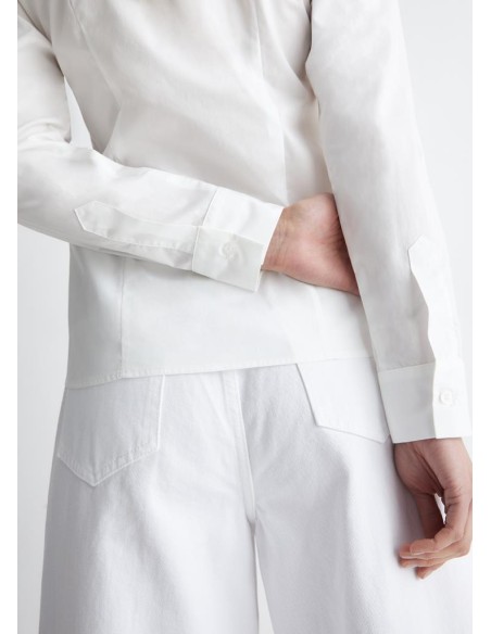Camicia Liu Jo Donna Slim Fit in Popeline di Cotone  | Mariadesole.it