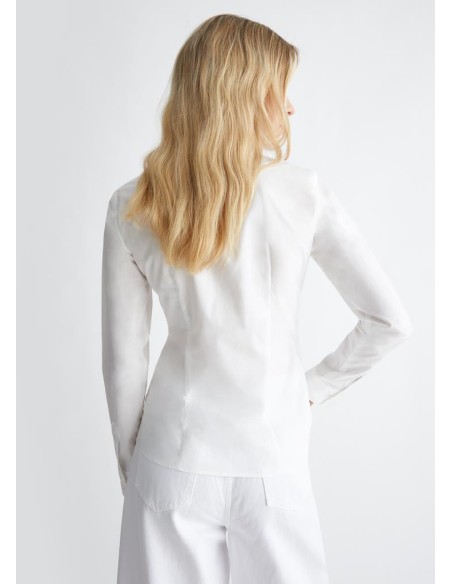 Camicia Liu Jo Donna Slim Fit in Popeline di Cotone  | Mariadesole.it