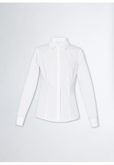 Camicia Liu Jo Donna Slim Fit in Popeline di Cotone  | Mariadesole.it