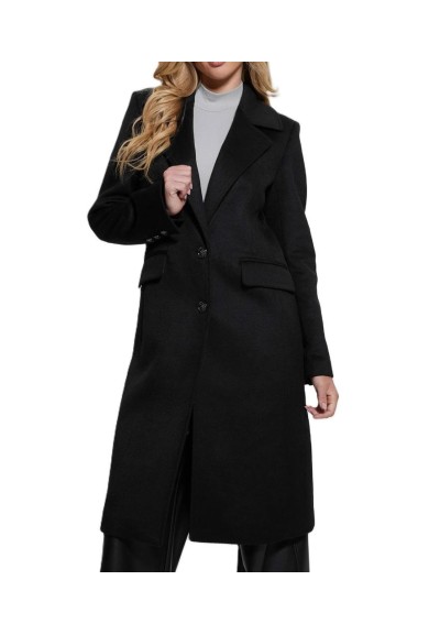 Cappotto in Misto Lana Donna Guess con Pelliccia Rimovibile