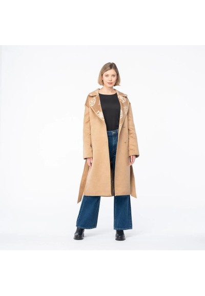 Guess Cappotto Donna Ludovica Logo Wrap  | Mariadesole.it