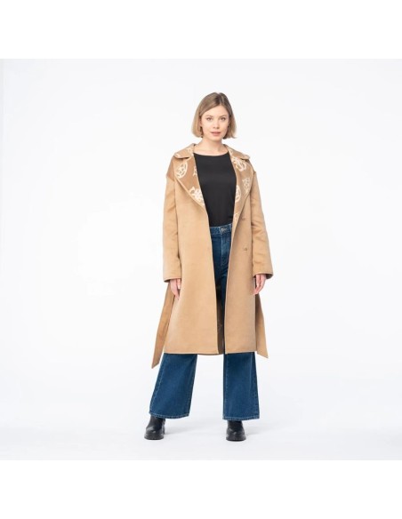 Guess Cappotto Donna Ludovica Logo Wrap  | Mariadesole.it