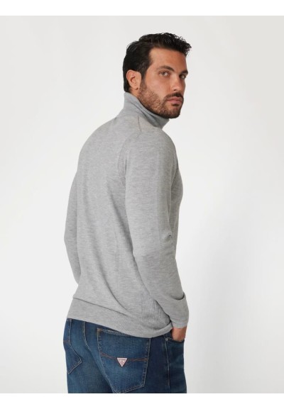 Maglione Uomo Guess a Collo Alto in Misto Lana  | Mariadesole.it