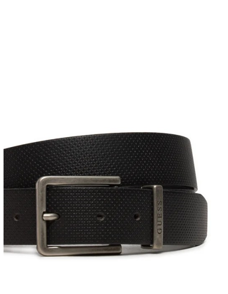 Cintura Uomo Guess in Pelle Testurizzata con Logo  | Mariadesole.it