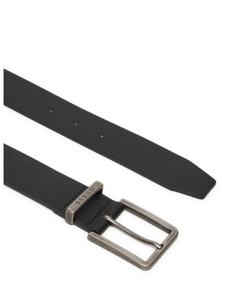 Cintura Uomo Guess in Pelle Testurizzata con Logo  | Mariadesole.it