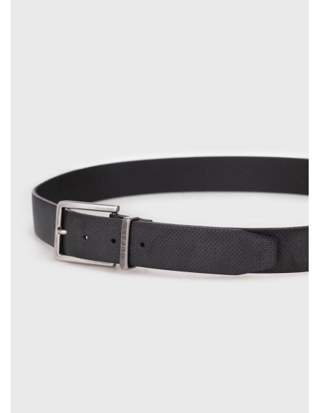 Cintura Uomo Guess in Pelle Testurizzata con Logo  | Mariadesole.it