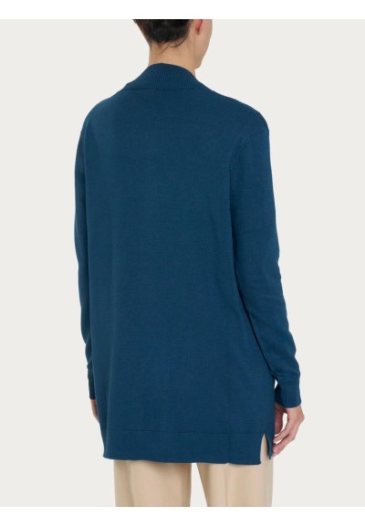 Cardigan Ragno Donna Lungo Four Seasons Aperto  | Mariadesole.it