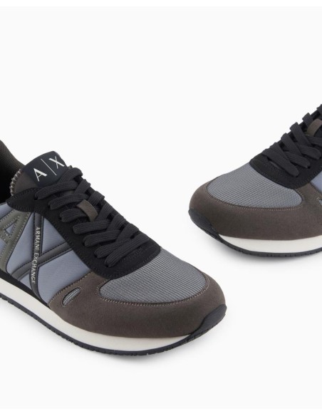 Armani Exchange Sneakers in Eco-Suede, Mesh e Nylon Uomo  | Mariadesol