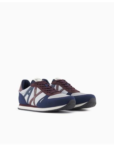 Armani Exchange Sneakers in Eco-Suede, Mesh e Nylon Uomo  | Mariadesol