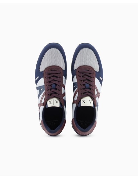 Armani Exchange Sneakers in Eco-Suede, Mesh e Nylon Uomo  | Mariadesol