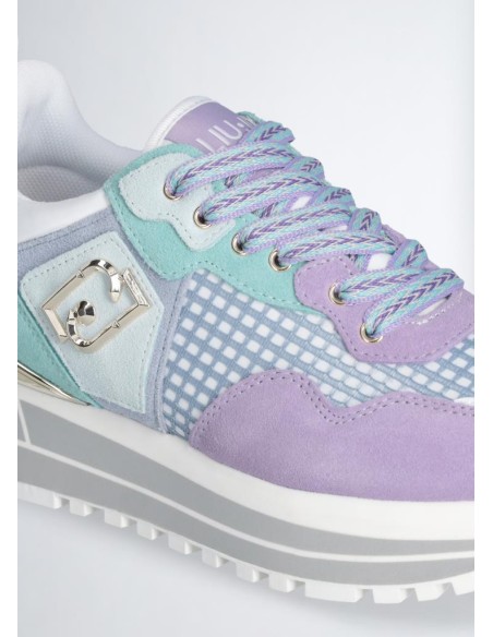Liu Jo Donna – Sneakers Platform in Suede e Mesh  | Mariadesole.it