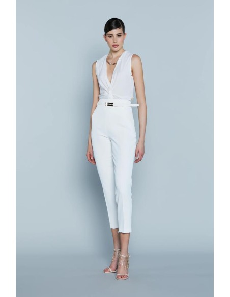 Relish Donna – Pantalone Esplora Vita Alta Capri con Zip e Cintura con
