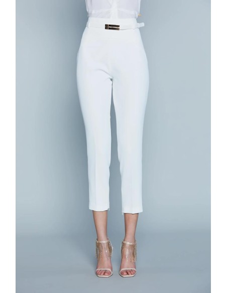 Relish Donna – Pantalone Esplora Vita Alta Capri con Zip e Cintura con