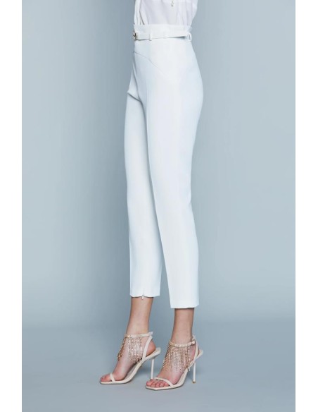 Relish Donna – Pantalone Esplora Vita Alta Capri con Zip e Cintura con