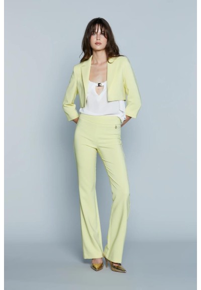 Relish Donna – Top Kurhah_a con Doppia Spallina, Scollo a V e Volant  