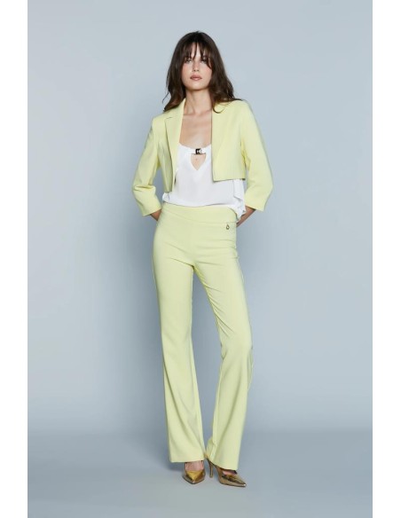 Relish Donna – Top Kurhah_a con Doppia Spallina, Scollo a V e Volant  