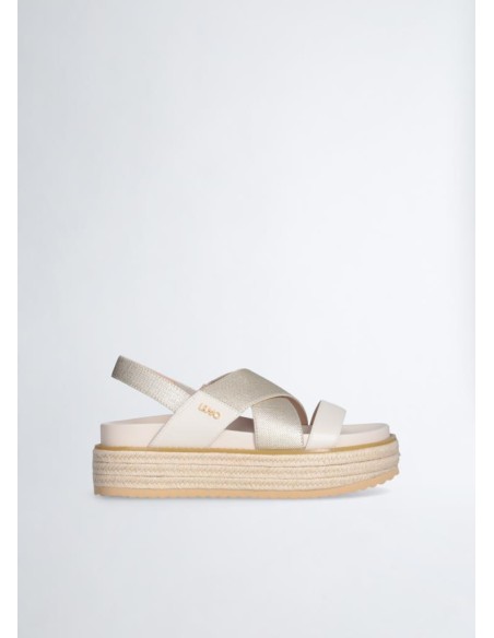 Liu Jo – Sandali Platform Intrecciati con Fascette Incrociate  | Maria