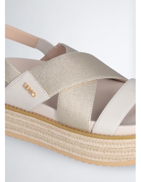 Liu Jo – Sandali Platform Intrecciati con Fascette Incrociate  | Maria