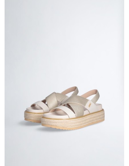 Liu Jo – Sandali Platform Intrecciati con Fascette Incrociate  | Maria