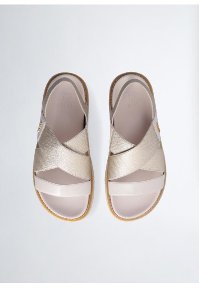 Liu Jo – Sandali Platform Intrecciati con Fascette Incrociate  | Maria