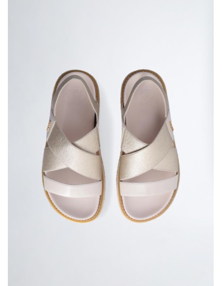 Liu Jo – Sandali Platform Intrecciati con Fascette Incrociate  | Maria