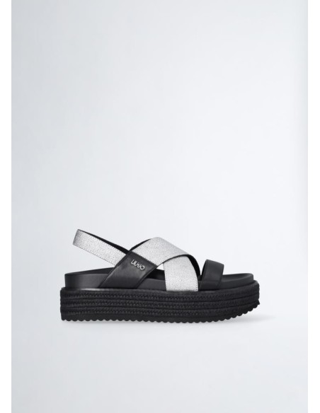 Liu Jo – Sandali Platform Intrecciati con Fascette Incrociate  | Maria