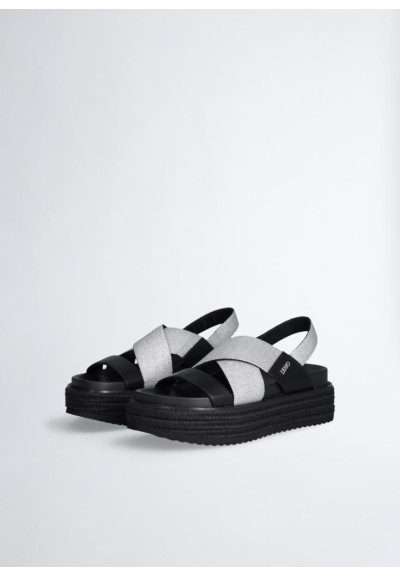 Liu Jo – Sandali Platform Intrecciati con Fascette Incrociate  | Maria
