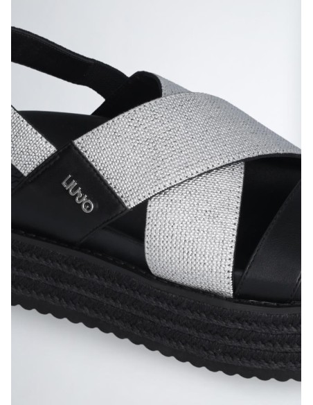 Liu Jo – Sandali Platform Intrecciati con Fascette Incrociate  | Maria