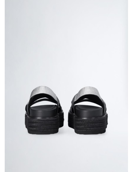 Liu Jo – Sandali Platform Intrecciati con Fascette Incrociate  | Maria