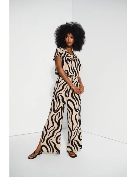 Pantaloni Donna Joseph Ribkoff a Gamba Larga con Stampa Astratta – Ele