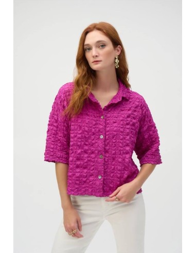 Blusa squadrata in jacquard a bolle – Joseph Ribkoff  | Mariadesole.it