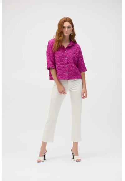 Blusa squadrata in jacquard a bolle – Joseph Ribkoff  | Mariadesole.it