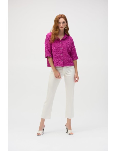 Blusa squadrata in jacquard a bolle – Joseph Ribkoff  | Mariadesole.it