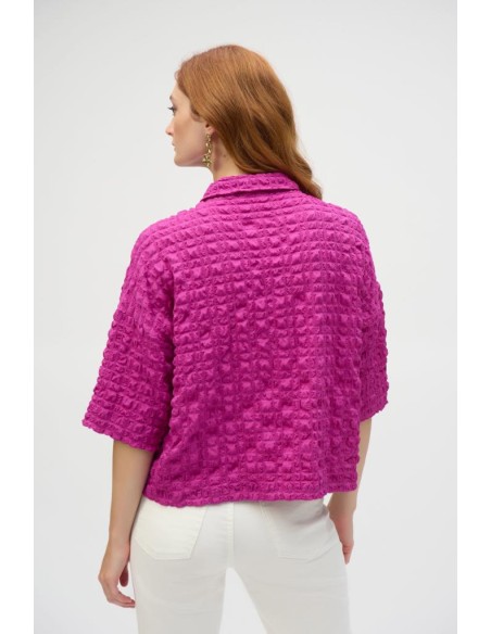 Blusa squadrata in jacquard a bolle – Joseph Ribkoff  | Mariadesole.it