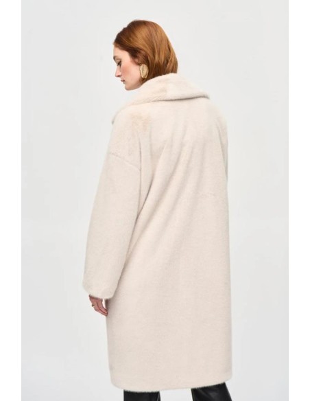 Cappotto Dritto in Pelliccia Sintetica Donna  | Mariadesole.it