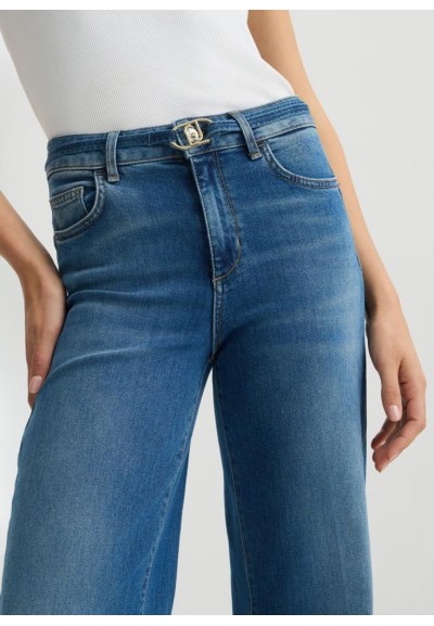 Jeans A Zampa Flare con Cintura – Liu Jo Donna  | Mariadesole.it