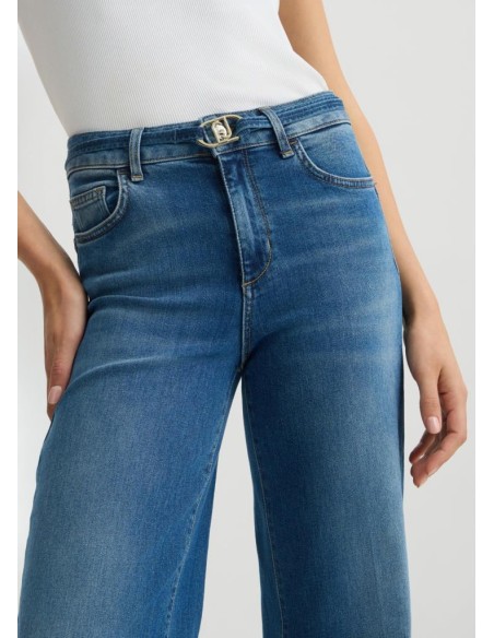 Jeans A Zampa Flare con Cintura – Liu Jo Donna  | Mariadesole.it