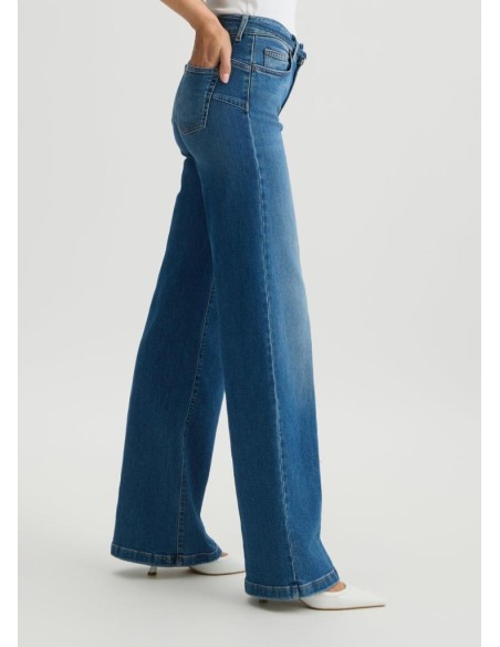 Jeans A Zampa Flare con Cintura – Liu Jo Donna  | Mariadesole.it