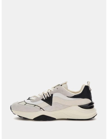 Guess Runner Valencia Misto Pelle Uomo – Stile Sportivo e Comfort  | M