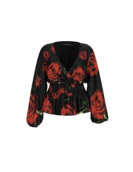 Guess Top Donna Mishka – Eleganza Romantica in Chiffon  | Mariadesole.