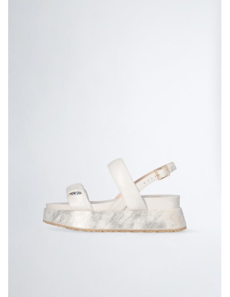 Sandali Platform Liu Jo con Pietre Gioiello e Cinturino Regolabile  | 