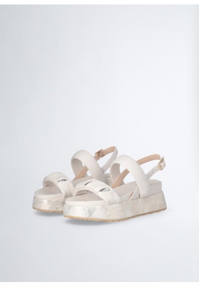 Sandali Platform Liu Jo con Pietre Gioiello e Cinturino Regolabile  | 