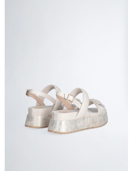 Sandali Platform Liu Jo con Pietre Gioiello e Cinturino Regolabile  | 