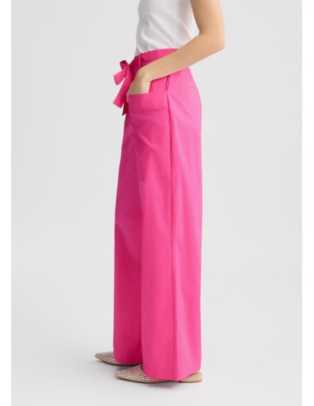Pantaloni Palazzo Liu Jo in Popeline di Cotone – Eleganza e Comfort  |