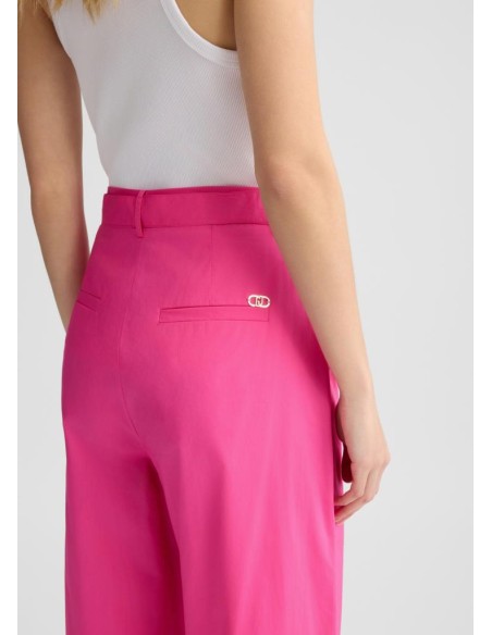 Pantaloni Palazzo Liu Jo in Popeline di Cotone – Eleganza e Comfort  |